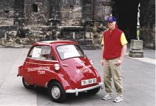 A photo of a little car in france