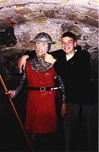 An english soldier in the wax museum.